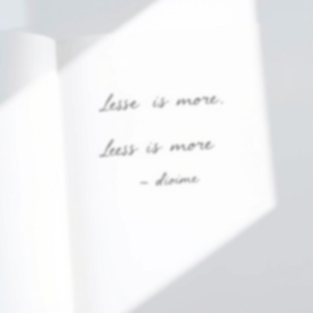 Frases do Livro Menos é Mais