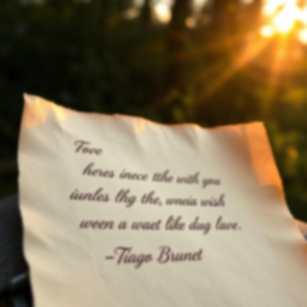 Frases do Livro Tiago Brunet