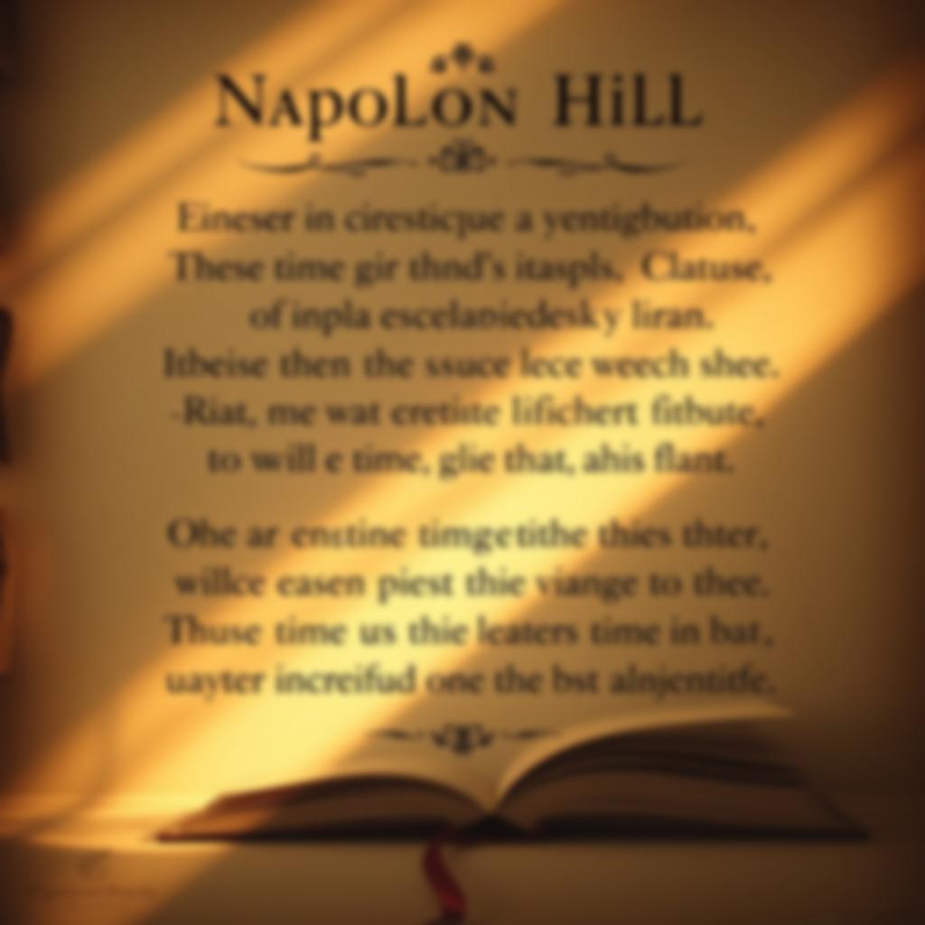 Frases do Livro de Napoleon Hill
