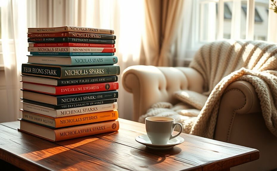 principais romances de nicholas sparks