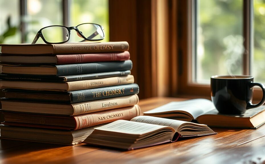 principais livros de Noam Chomsky